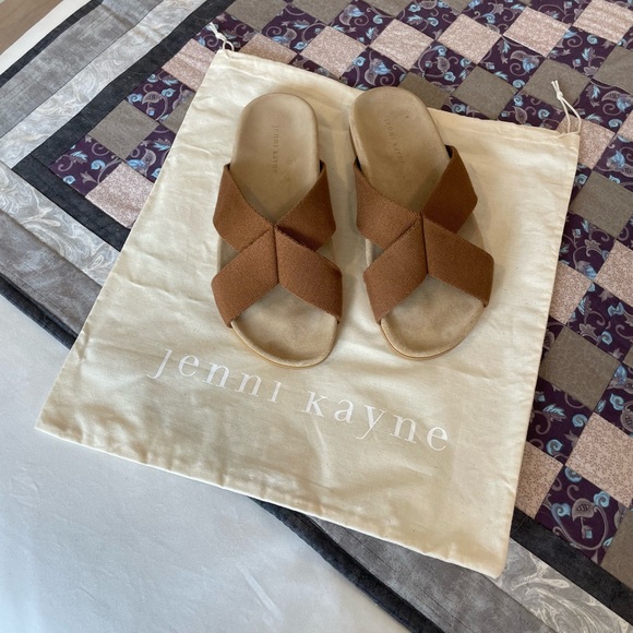 Jenni Kayne Cotton Crossover Sandal — Size 40 - Picture 4 of 8